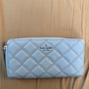 Kate Spade Quilted Gray Wallet